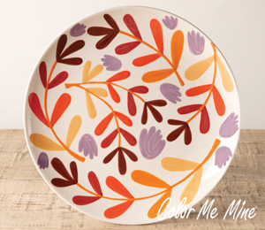 ElseGundo Fall Floral Charger