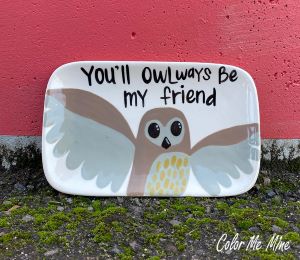 ElseGundo Owl Plate