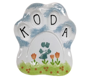 ElseGundo Paw Print Plate
