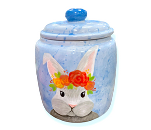 ElseGundo Watercolor Bunny Jar