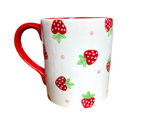 ElseGundo Strawberry Dot Mug