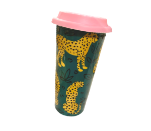 ElseGundo Cheetah Travel Mug