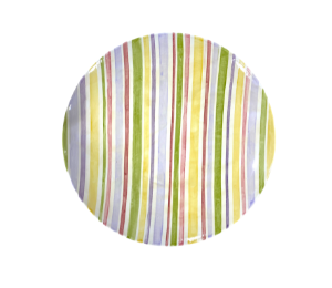 ElseGundo Striped Fall Plate