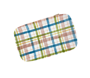 ElseGundo Fall Plaid Plate