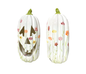 ElseGundo Floral Jack O' Lantern