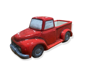 ElseGundo Antiqued Red Truck