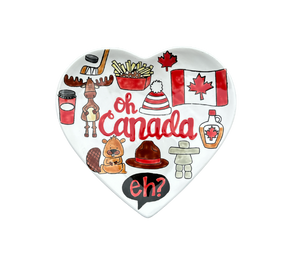 ElseGundo Canada Heart Plate