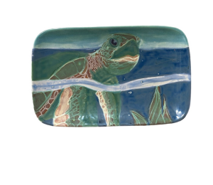 ElseGundo Swimming Turtle Plate