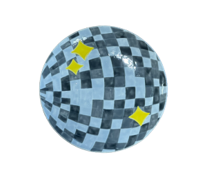 ElseGundo Disco Ball Salad Plate