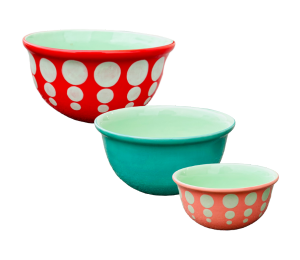 ElseGundo Retro Mixing Bowls