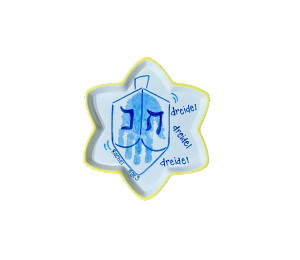 ElseGundo Dreidel Plate