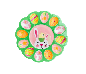 ElseGundo Easter Sherbet Egg Plate