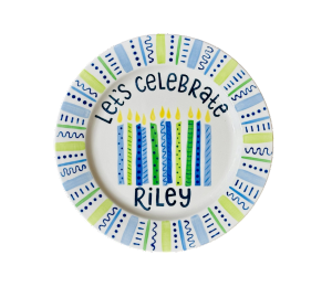ElseGundo Let's Celebrate Plate