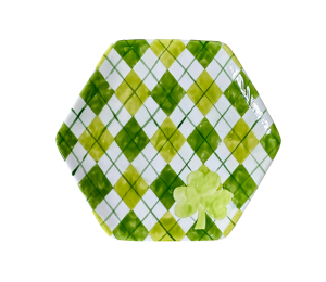ElseGundo Irish Argyle Plate